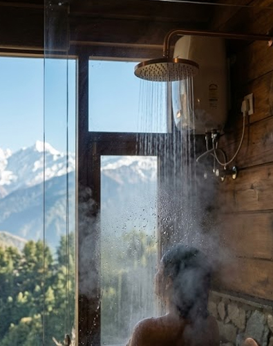 24/7 Hot Water at Rainbow Homestay, Dawaipani & Majhidhura, Darjeeling